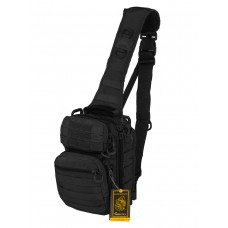 Тактический Рюкзак-Сумка GONGTEX Rover Sling Hexagon Backpack, арт 0306, цвет Черный (Black)