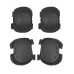 Комплект: Налокотники и Наколенники Gongtex Tactical Protection, арт GK04K, цвет Черный (Black)