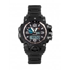 Тактические часы Dual Time Chronometer, 7.62, Water Resistant 30м, арт CB001, цвет Черный (Carbon Black)