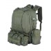Рюкзак Тактический FORTRESS с напояс. сумкой и 2 подсум, 40 л, арт 016, цвет Олива (Olive)