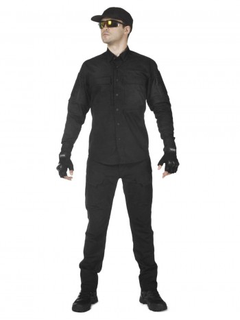 Костюм тактический мужской, летний, Gongtex Commando, 100% хлопок , цвет черный