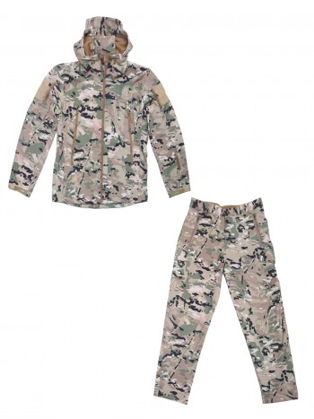 Тактический костюм Софтшелл Softshell Tactical Gear, до -10С, цвет Mультикам (Multicam)