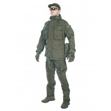 Тактический камуфляжный костюм с двумя подсумками, GONGTEX Smock GEN III, цвет Олива (Olive)