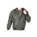 Куртка Пилот мужская (бомбер), осень-зима, 762 Armyfans GD056A, цвет Оливковый (Olive)