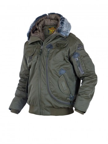 Куртка Пилот мужская (бомбер), осень-зима 762 Armyfans G037A, цвет Олива (Olive)