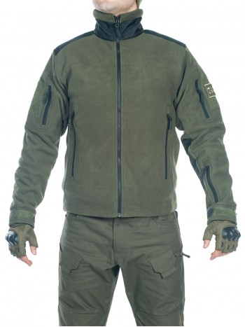 Куртка флисовая мужская GONGTEX LIBERTY FLEECE JACKET, арт 1382, цвет Олива (Olive)
