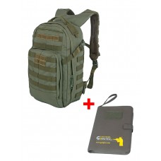 Акционный набор Тактический мужской рюкзак Striker, Tactica 762, 20 л, +  Армейский блокнот, цвет Олива (Olive)