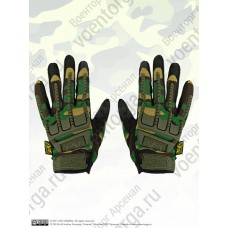 Тактические Перчатки Mechanix M-Pact с защитой, МРТ72-008, цвет Вудланд (Woodland)
