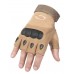 Тактические перчатки беспалые Factory Pilot Gloves, арт OK-323, цвет Койот (Coyote)