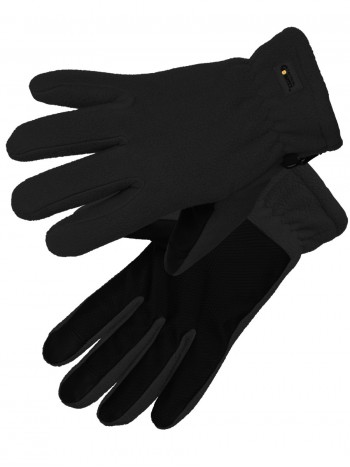 Перчатки флисовые Gongtex 3M Thinsulate Tactical Gloves для влажной и холодной погоды арт CGLV-0001, цвет черный (Black)