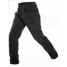 Брюки тактические мужские Софтшелл Gongtex Assault Softshell Pants, осень-зима, цвет Черный (Black)