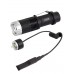 Сверхмощный подствольный тактический фонарь, аккумуляторный, Zoom X 1-2000, арт. MS-1405 (АКБ, кронштейн, выносная кнопка и зарядка в комплекте)