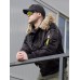 Куртка Пилот (бомбер) мужская с капюшоном, осень-зима 726 Armyfans арт 101, цвет Черный (Black)