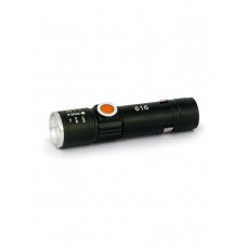 Компактный мощный ручной тактический фонарь, арт. TS-616 (3 режима, зум, встроенная USB-зарядка)