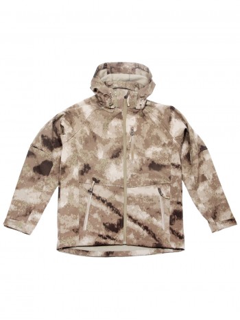 Куртка мужская тактическая софтшелл GONGTEX ASSAULT SOFTSHELL JACKET, цвет Атакс степь (ATACS AU)