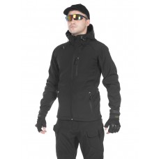 Куртка мужская тактическая софтшелл GONGTEX ASSAULT SOFTSHELL JACKET, цвет Черный (Black)