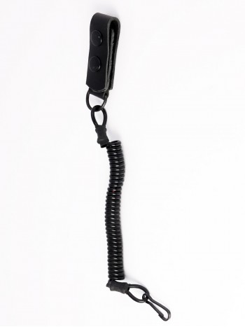 Тренчик Стикхант (витой пистолетный шнур) с крепежом на поясной ремень, 22-130 см, цвет Черный (Black)
