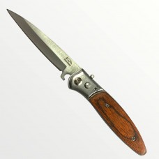 Нож выкидной stainless A049