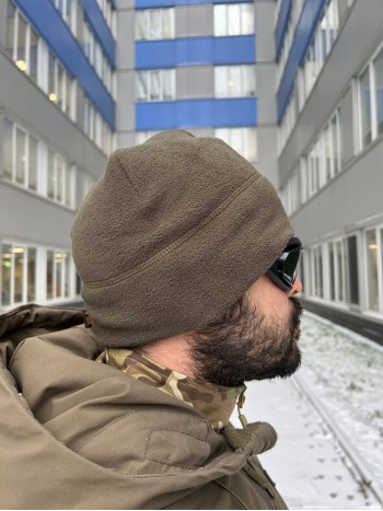 Шапка флисовая один слой,Tactica 7,62 GEAR. Зима (Олива)