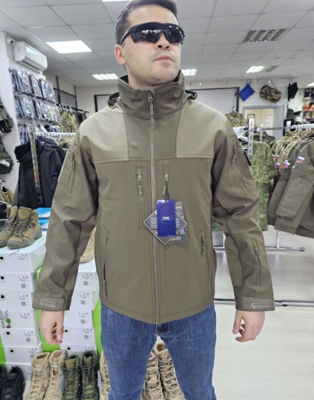 Куртка ГОНГТЕКС Боло Софтшел Джекет Ренджер Грин (Gongtex Bolo Softshell Jacket Ranger Green)