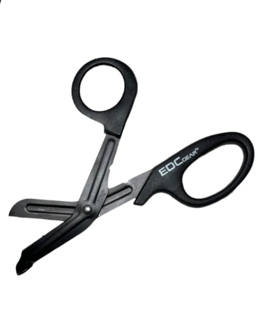 Ножницы тактические медицинские тупоконечные  Gongtex EDC (Черный)