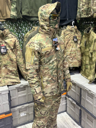 Тактический костюм Гонгтекс Хардшел (Gongtex Hardshell),зима (Мультикам 3XL)