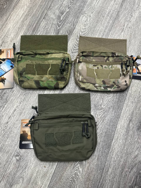 Сумка напашная ТАКТИКА 7.62 (Tactical 7.62) для бронижилетов и разгрузочных систем, арт. 2596 (Олива)