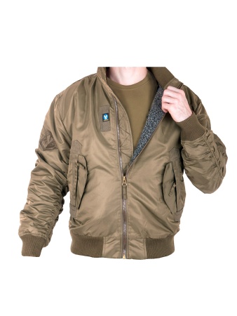 Куртка Пилот мужская (бомбер), осень-зима, 762 Armyfans GD056A (Хаки 4XL)
