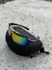 Очки тактические противоосколочные с поляризационными линзами Оукли (Oakley) 5в1