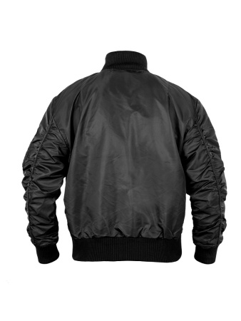 Куртка Пилот мужская (бомбер), демисезонная  762 Armyfans G056A (Черный 4XL)