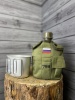 Фляжка армейская с котелком в чехле "7,62", Олива