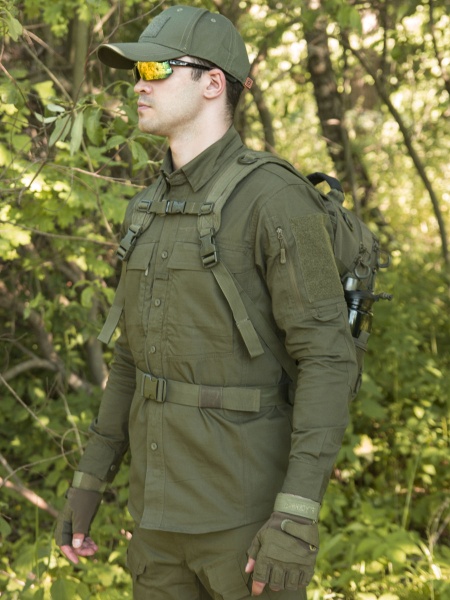  Рюкзак Тактический GONGTEX GHOST II HEXAGON BACKPACK, арт 0423,  (Олива)