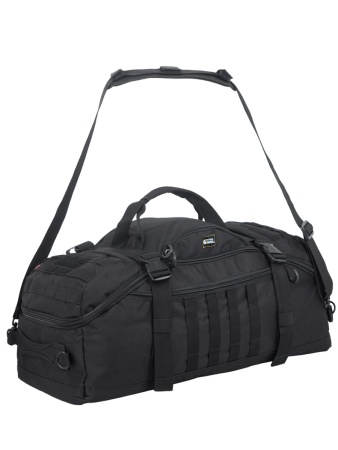 Тактический рюкзак сумка (баул) Gongtex Traveller Duffle Backpack, 95 л, арт 0308 (Черный)