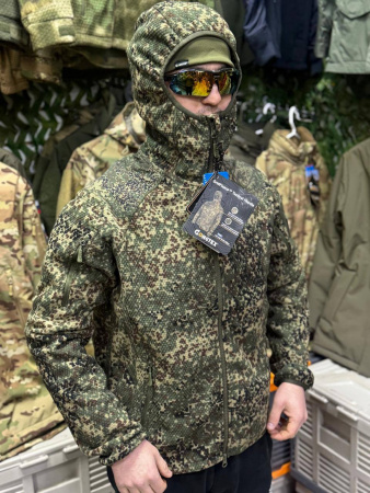 Куртка  флисовая ГОНГТЕКС Грид Флис Тактикал Худи (GONGTEX GridFleece Tactical Hoodie)