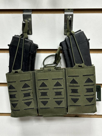 Подсумок  "7.62" под АК, на 3 магазина ,арт.KHOO16-2602