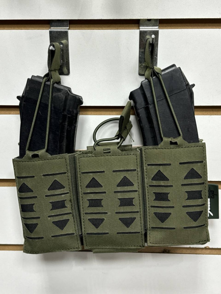 Подсумок  "7.62" под АК, на 3 магазина ,арт.KHOO16-2602