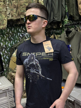 Футболка мужская "762 Армифанс(Armyfans)" тактическая арт:  G1355A (Черный 4XL)